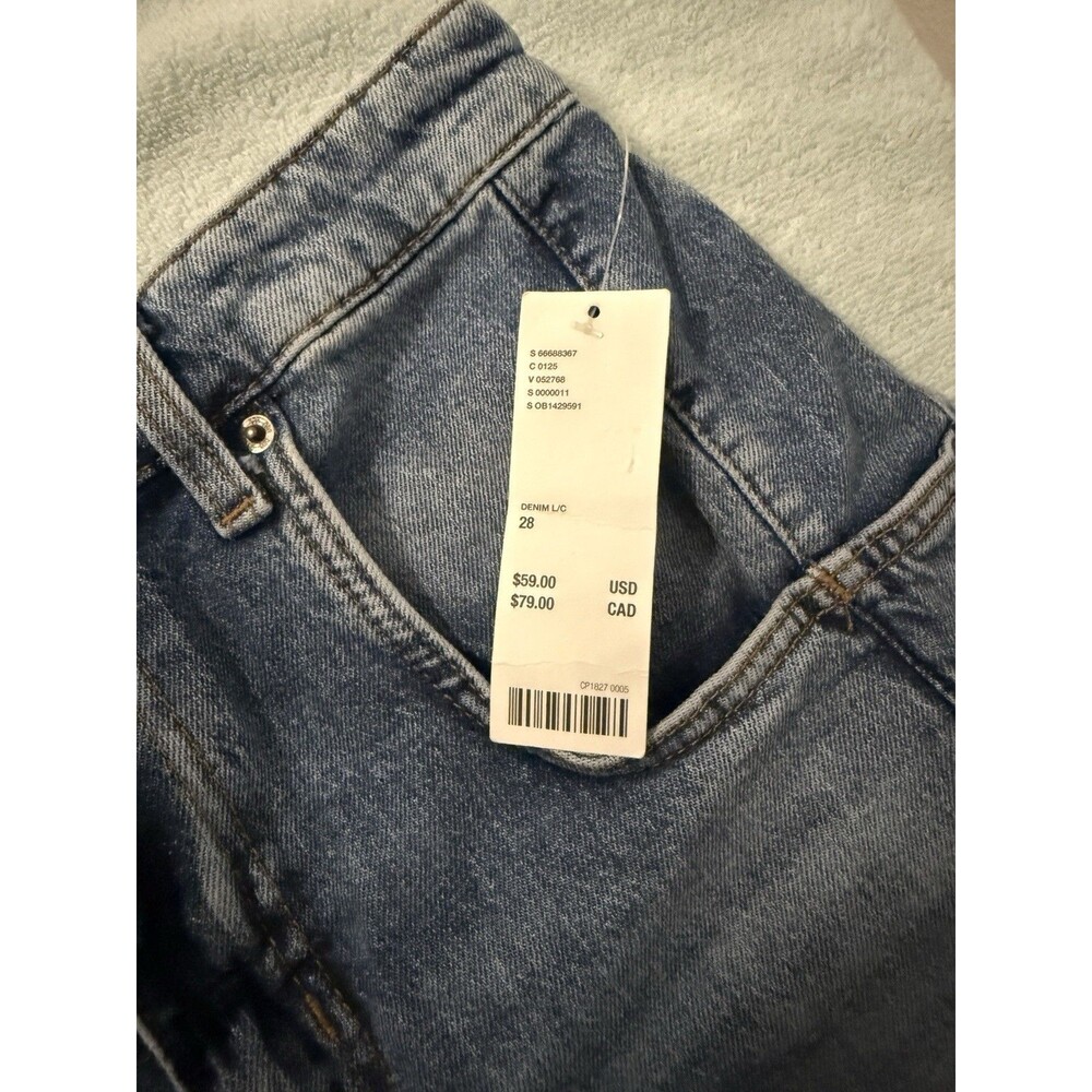 BDG Urban Outfitters High-Rise Stretch Roll Hem Short Size 28 - Picture 3 of 5
